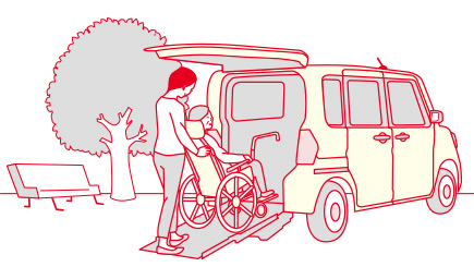 たまには、おばあちゃんを外に連れて行ってあげたいな。